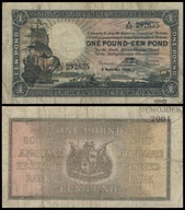 BNA - AFRYKA POŁUDNIOWA 1 Funt 1936 A/53 # P84c # SOUTH AFRICA # RPA # VF-