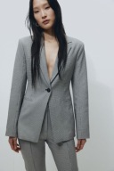 H&M MARYNARKA ŻAKIET JEDNORZĘDOWY PEPITKA 36