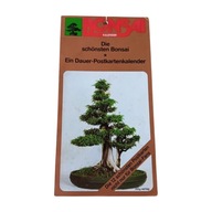 Stary kalendarz Bonsai. Ein Dauer - Postkartenkalendar z lat 80-ych.