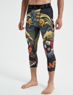 Legginsy Kompresyjne Męskie - LAFROI – MMA, Crossfit, Siłownia - 3/4 - MD