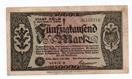 Banknot Niemcy 50000 marek 1923r.
