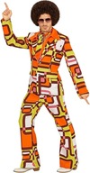 !HIT! The 70s GROOVY STYLE LATA 70-te DISCO Strój Kostium Garnitur Dzwony L