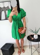 NOWA sukienka Shein bufiaste rękawy 34 XS