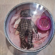 Prezent dla dziewczynki brelok Miś 11 cm + błyszczyk