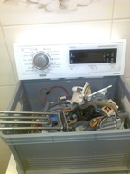 Silnik Elektr Do Pralki NIDEC ,Panel Sterow. i inne Części do Pralki ELEktr