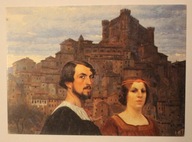 PŁOCK. Muzeum Mazowieckie. Obraz Autoportret z żoną na tle Anticoli Corrado