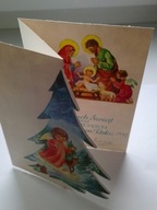 Życzenia Świąteczne - stara kartka przestrzenna