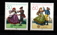 Znaczki Niemcy Stroje Ludowe Europa 1981r.