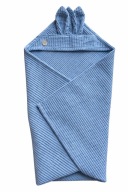 Ręcznik kąpielowy z kapturem dla niemowląt|100% bawełna wafelkowa| Handmade