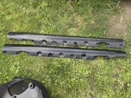 Nakładka progowa BMW e46 coupe cabrio prawa lewa SCHWARZ II listwa czarna