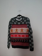 Zielony świąteczny sweterek Boże Narodzenie Święta Mikołaj M