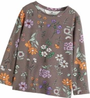 Bluzeczka w kwiatki r.122/128 z H&M