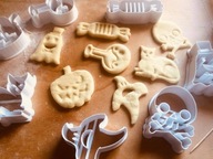 Foremki do ciastek na Halloween 7 szt czaszka duch