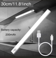 LAMPA PODSZAFKOWA LED LISTWA CZUJNIK RUCHU MAGNES USB-C