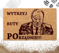 WYCIERACZKA PRZED DRZWI "Wytrzyj Buty POrządnie" TUSK 40X60