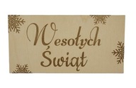 TABLICZKA DO SESJI Świątecznej napis WESOŁYCH ŚWIĄT Rekwizyt do zdjęć