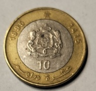 moneta Maroko 10 dirham 1995