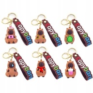 BRELOK KAPIBARA CAPYBARA MASKOTKA BRELOCZEK 1 sztuka WZÓR LOSOWY
