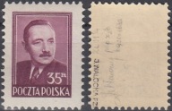 478** brązowolila , pap. x2b , ZL 11 1/4 , gw.+opis Jerzy Walocha