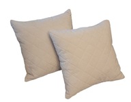 Poduszka welurowa WELUR PIKOWANY BEŻ velur