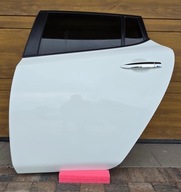 NISSAN LEAF I 1 2010-2017 DRZWI TYLNE LEWE LEWY TYŁ BIAŁE KOMPLETNE