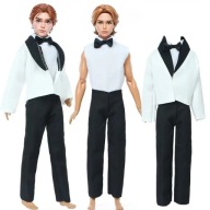 Ubranka dla lalki - Ken - Marynarka, spodnie, koszula, buty !!!