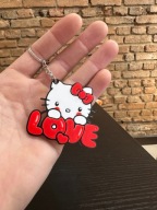 BRELOK 3D HELLO KITTY „LOVE” | Prezent | Rękodzieło | Hit Walentynkowy
