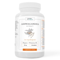 Ashwagandha + Magnez + B6 STRES, ZMĘCZENIE 120 tab