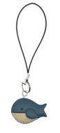 Breloczek do telefonu mini wieloryb niebieski rybka do piórnika plecaka