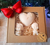 Zestaw sojowych świeczek na Dzień Babci i Dziadka, Box ze świeczkami Babcia