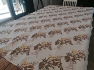 LNIANA ZASŁONA KUPON USŁANY KWIATAMI 145 x 224