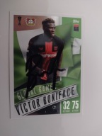 Karta topps match attax autograf Bayer Leverkusen Champions League Boniface