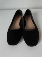 Śliczne markowe modne obuwie damskie baleriny Primark welurowe UK 4 EUR 37