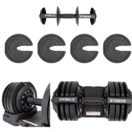 HANTEL HANTLE ŻELIWNE REGULOWANE 24 kg TREXO