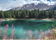 WŁOCHY - LAGO DI CAREZZA - DOLOMITY - DOLOMITI - GÓRY