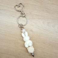 Brelok damski Króliczek Bunny zawieszka 6423 Oliwia Kurowska, Kuba Kurowski