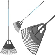 GRABIE WACHLARZOWE DO LIŚCI TRAWY LEKKIE ALUMINIOWY TRZONEK IDEAL PRO
