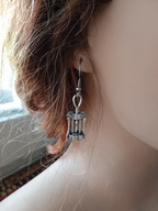 Kolczyki korkociąg bigle stal impreza