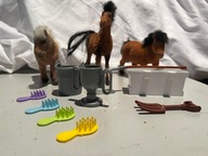 Zestaw figurek koni | figurki konie kucyk + akcesoria