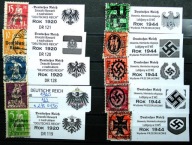 ZESTAW ZNACZKI STARE NIEMCY RZESZA HITLER