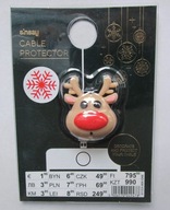 *34 WOŚP* Święta * Uchwyt, organizer na kabel - Renifer