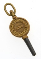 Stary kluczyk do zegarka kieszonkowego. Z sygnaturą. Russels' Liverpool