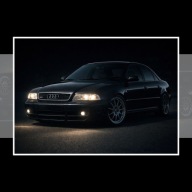 Plakat Motoryzacyjny Audi S4 B5 A4 (21 x 29,7 cm)