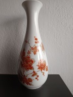 PORCELANOWY WAZON AK KAISER BURGUND