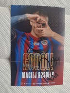 Zdjęcie 10x15 autograf Piast Gliwice Gol Maciej Rosołek sezon 2024/25
