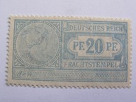 Niemcy - zn. opłaty stemplowej frachtu 20 Pf. - revenue (*)