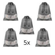 WORKI NA BUTY ZESTAW 5 SZTUK DO PODRÓZY / SZKOŁY ORGANIZER DO DOMU