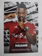 Zdjęcie 10x15 Legia autograf sezon 2025/26 Gol Jean-Pierre Nsame