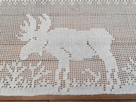 SKANDYNAWSKA FIRANKA ZAZDROSTKA LAMBREKIN ŁOSIE SZYDEŁKO 44x142 nr.19