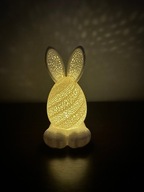 Lampka nocna dekoracyjna na WIELKANOC Figurka ZAJĄC Z USZAMI